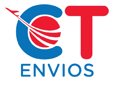 Logo de CTEnvios en agencia de Miami